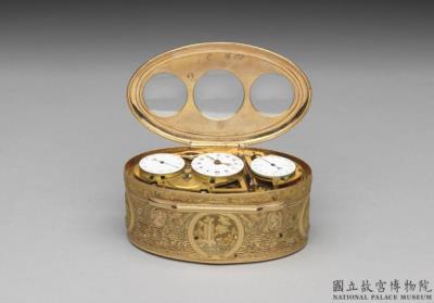 图片[2]-Chased gold multipurpose snuff box, circa 1780, France-China Archive